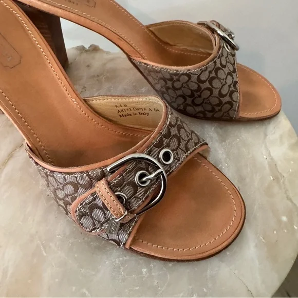 Coach Women's Daryn Slide Heels Size 8.5 - Picture 15 of 15